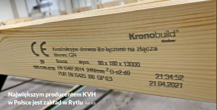 Drewno klejone konstrukcyjne – raport Polska 2022